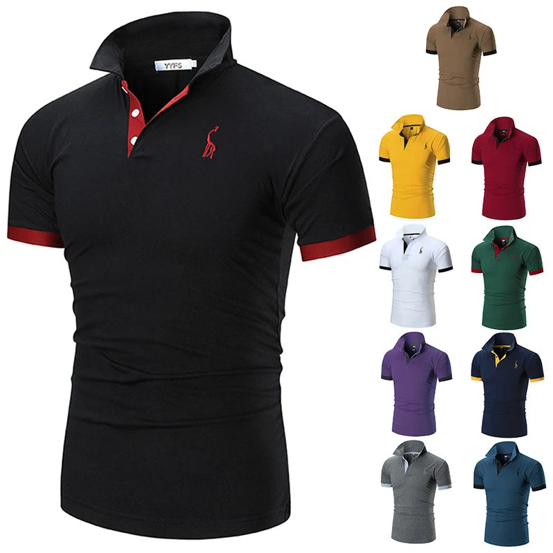 Herren Poloshirt mit modernem Kragen und figurbetonter Passform Nord Taschen