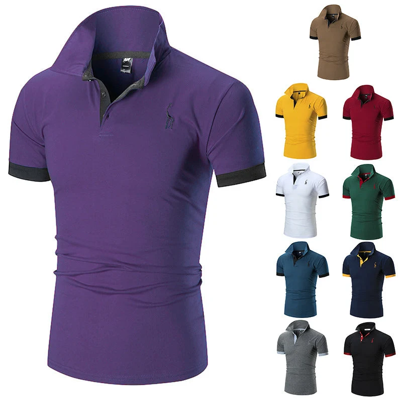 Herren Poloshirt mit modernem Kragen und figurbetonter Passform Nord Taschen