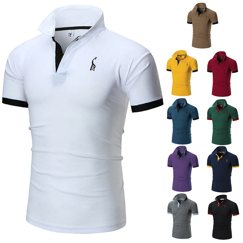 Herren Poloshirt mit modernem Kragen und figurbetonter Passform Nord Taschen