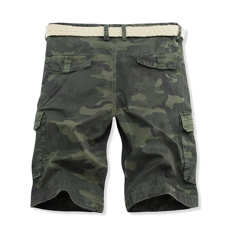 Herren Cargo-Shorts mit mehreren praktischen Taschen und verstellbarem Kordelzug