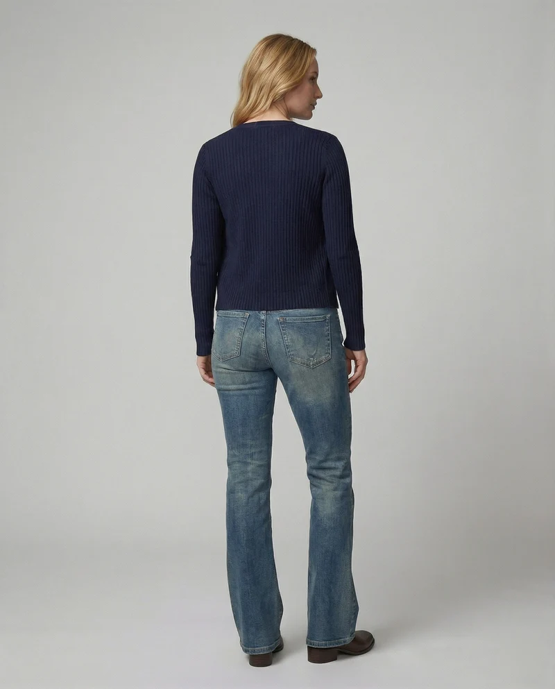 Damen Strickjacke mit Knöpfen und modisches Camisole Set