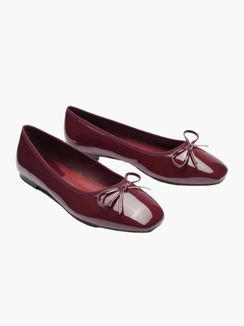 Vegane Ballerinas - Glänzendes - Für den Alltag und schicke Anlässe