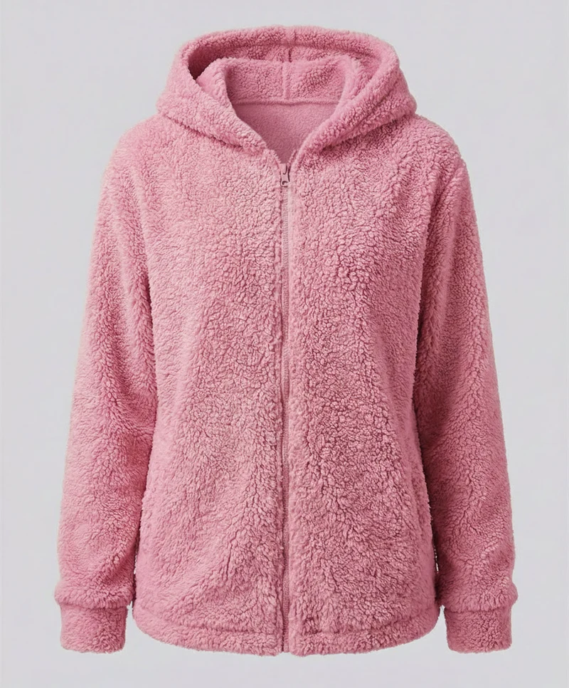 Teddy Fleecejacke Damen