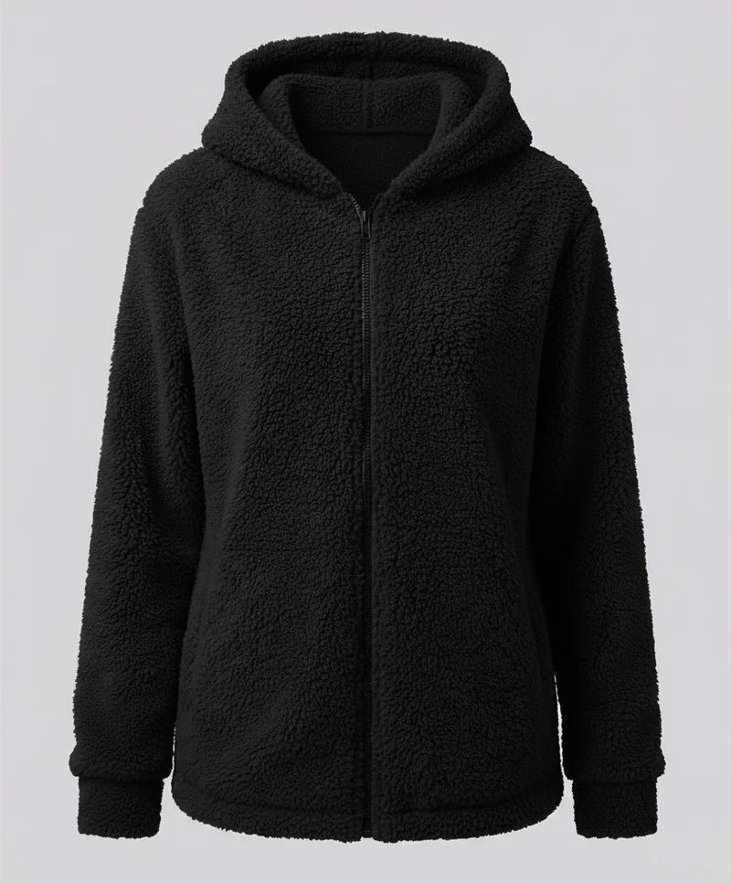 Teddy Fleecejacke Damen