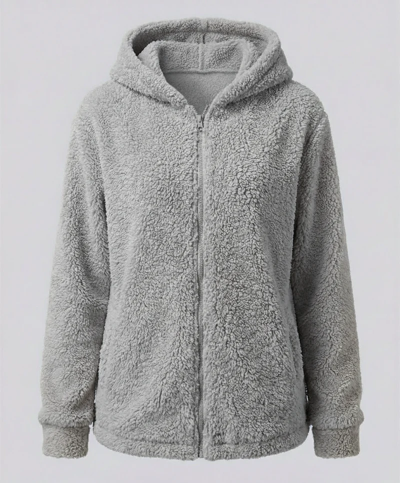Teddy Fleecejacke Damen