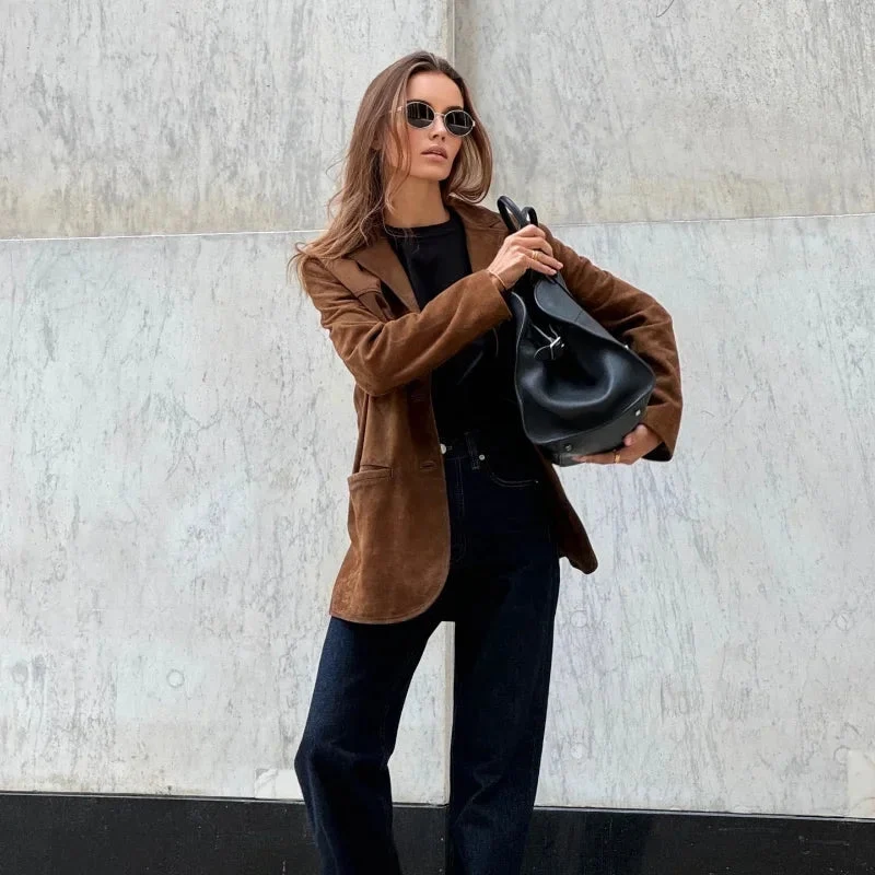 Nord Taschen | Wildleder Damenjacke