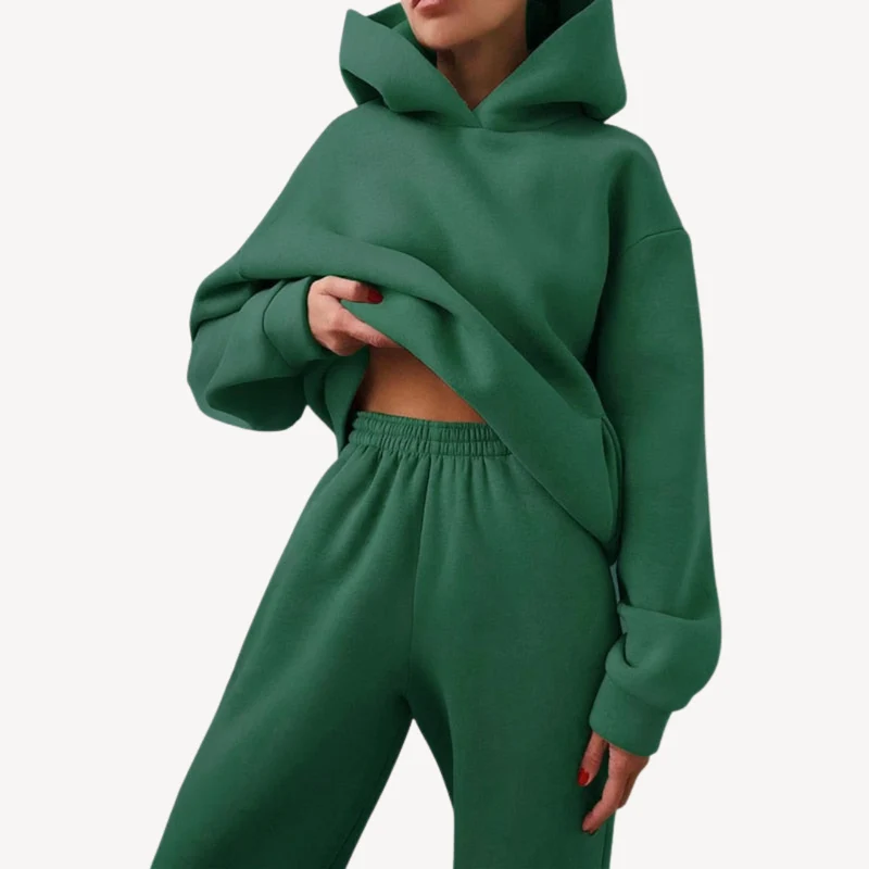 Oversized Hoodie und Jogger Set für Frauen