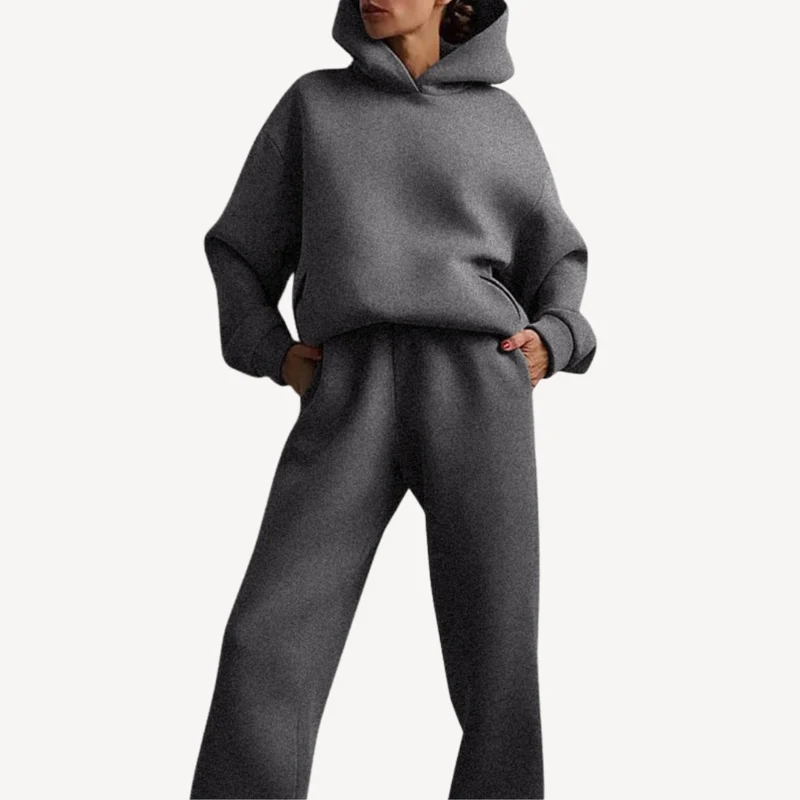 Oversized Hoodie und Jogger Set für Frauen