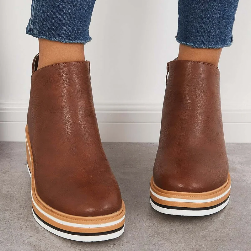 Stiefelette mit Seitenreißverschluss