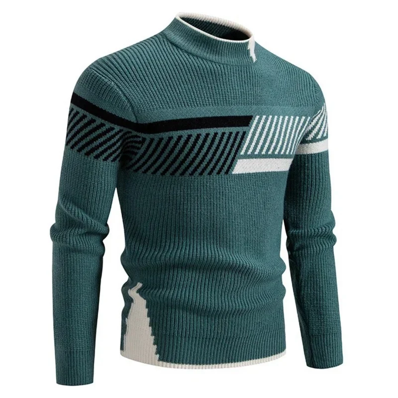 Stilvoll Geometrisches Pullover für Männer