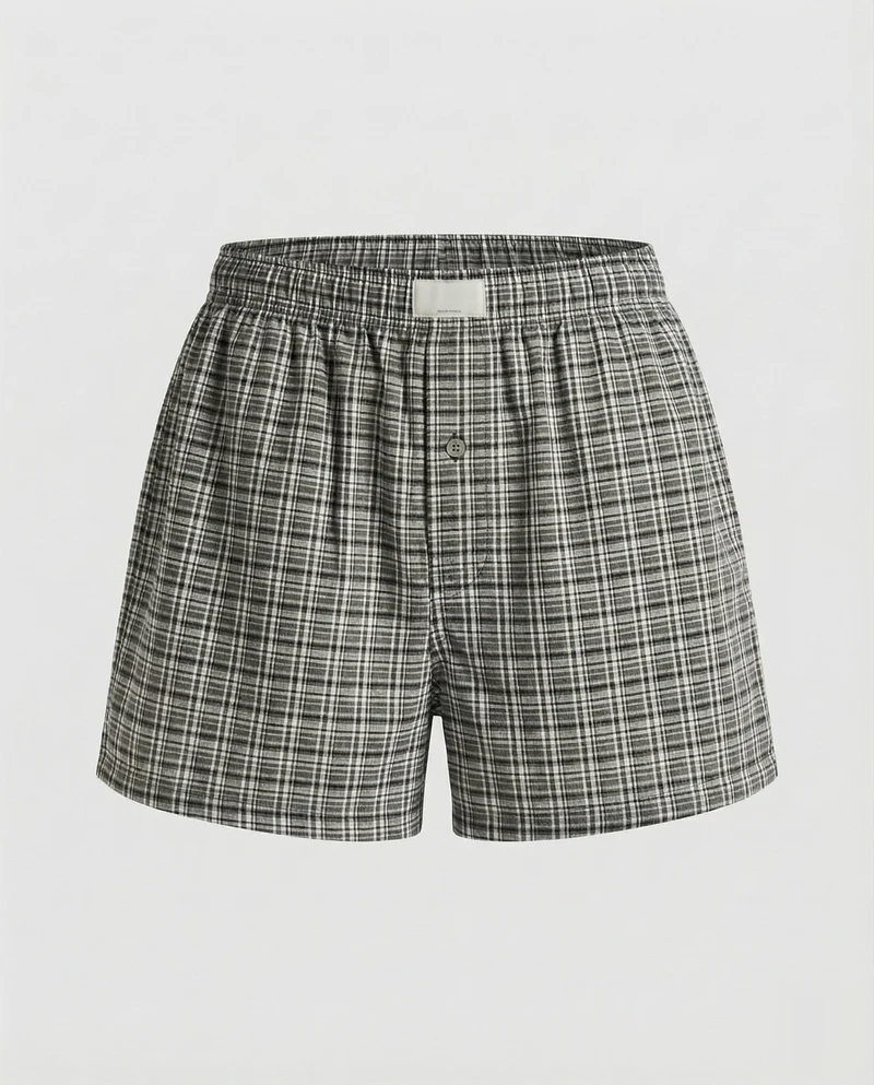 Damen Leichte Elastischer-Bund WNord Taschen-Boxershorts