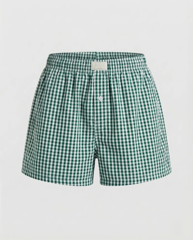 Damen Leichte Elastischer-Bund WNord Taschen-Boxershorts