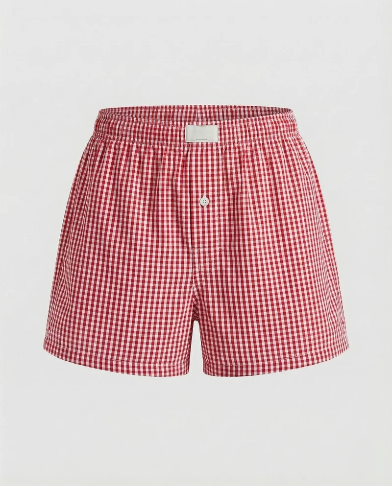 Damen Leichte Elastischer-Bund WNord Taschen-Boxershorts