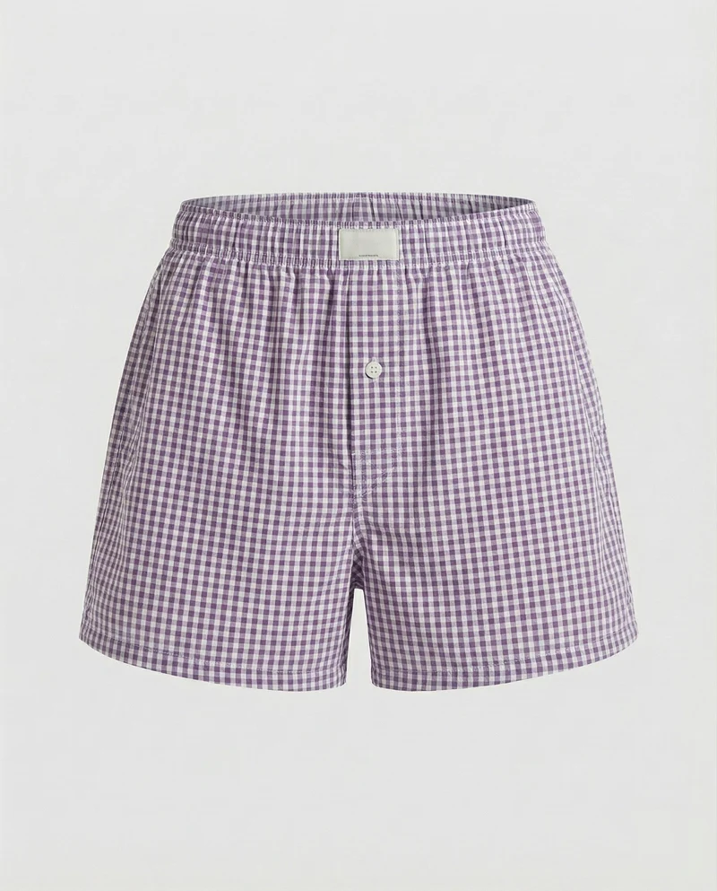 Damen Leichte Elastischer-Bund WNord Taschen-Boxershorts