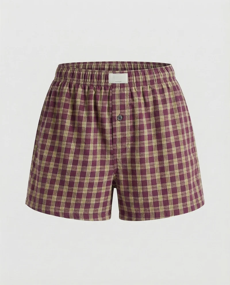 Damen Leichte Elastischer-Bund WNord Taschen-Boxershorts