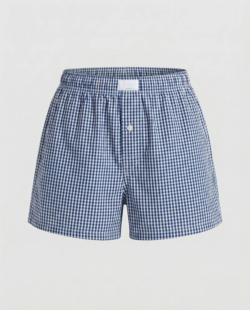 Damen Leichte Elastischer-Bund WNord Taschen-Boxershorts