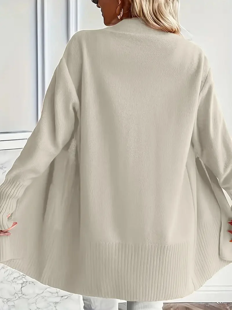 Klassische Strickjacke