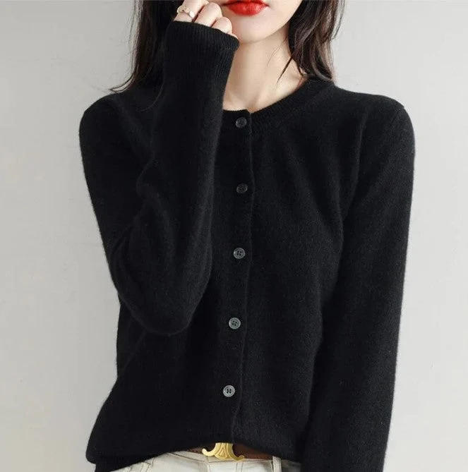 Dünne strickjacke für den frühling