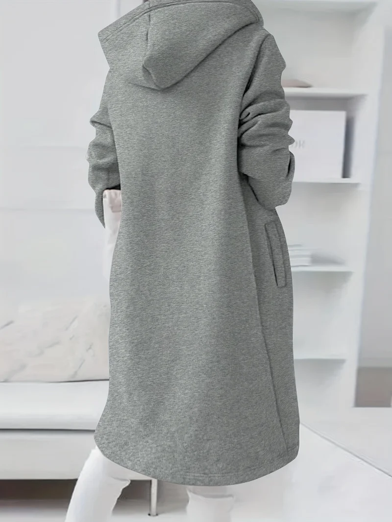 Nord Taschen | Reißverschluss Kordelzug Midi Kapuzenjacke