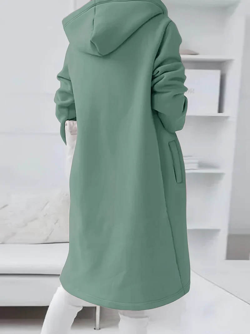 Nord Taschen | Reißverschluss Kordelzug Midi Kapuzenjacke