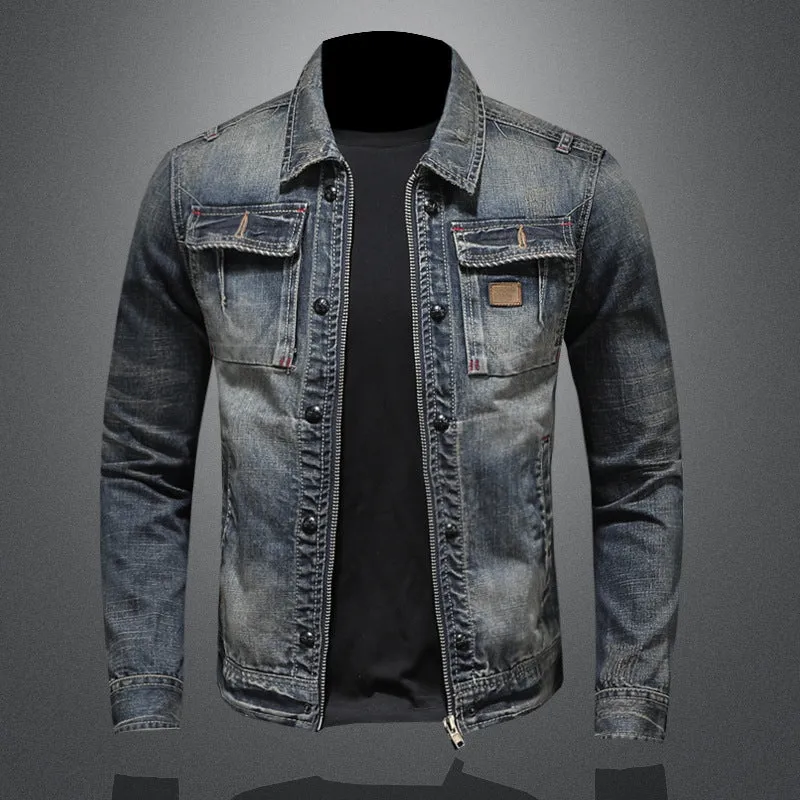 Midnight Fade Klassische Denimjacke