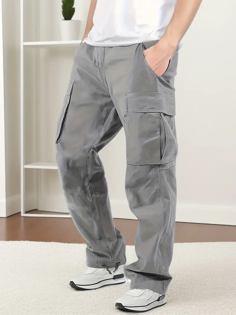 Lässige Jogginghose Herren mit Elastischem Bund und Taschen