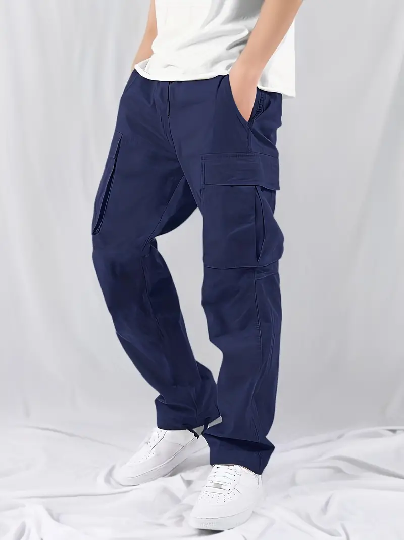 Lässige Jogginghose Herren mit Elastischem Bund und Taschen