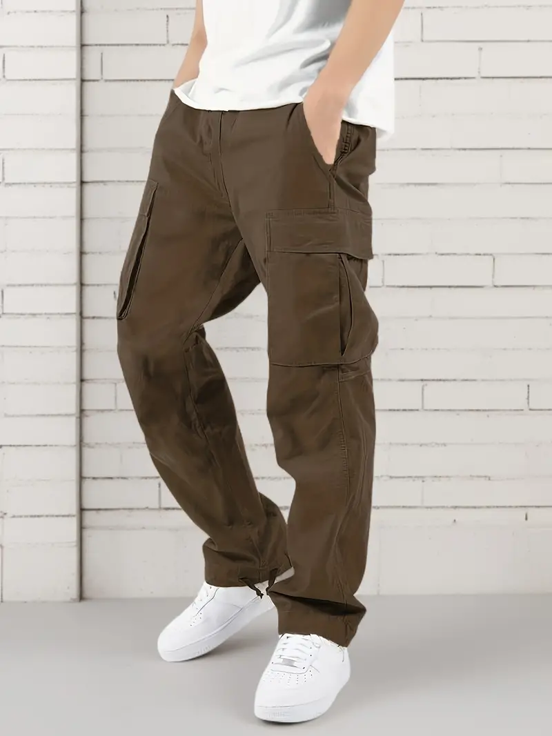 Lässige Jogginghose Herren mit Elastischem Bund und Taschen