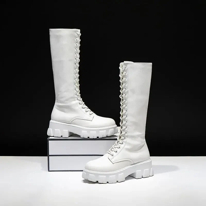 kniehohe Stiefel mit Absatz für Frauen perfekt für lässige Tage