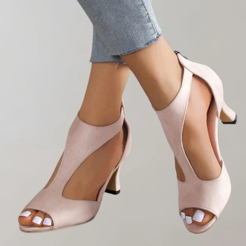 Orthopädische Sandalen mit Absatz Sandalen mit Pantolette Damen