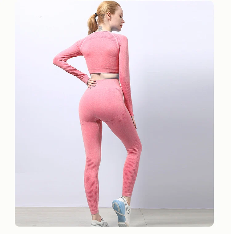 Schnelltrocknendes Enges Yogahosen-Set