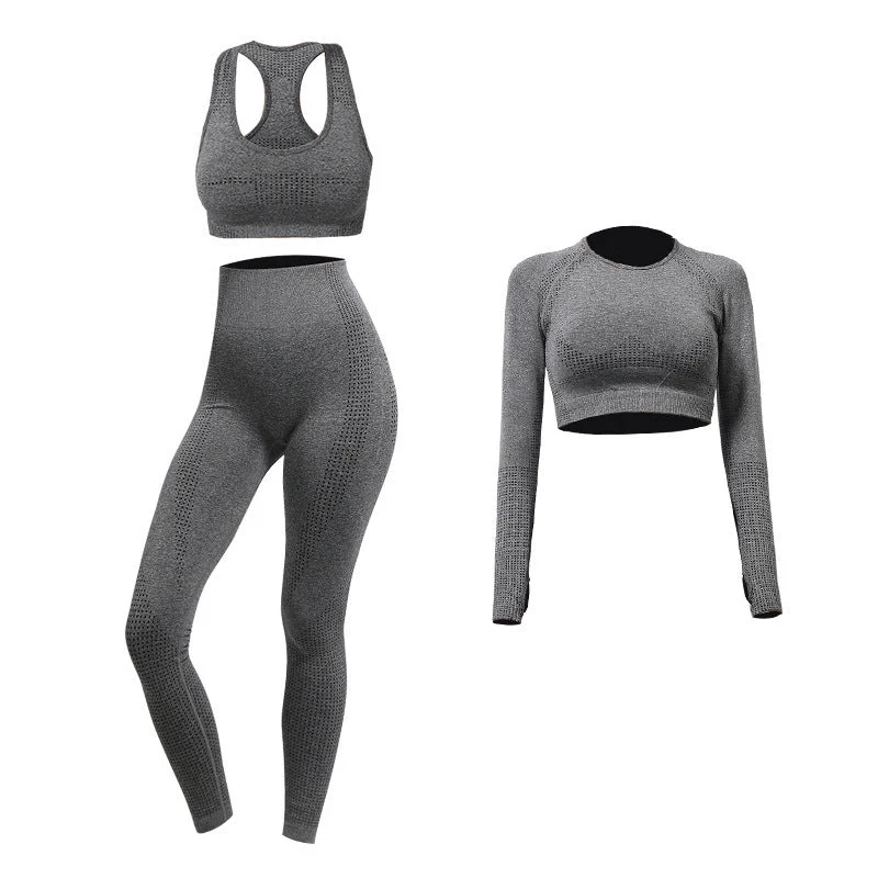 Schnelltrocknendes Enges Yogahosen-Set