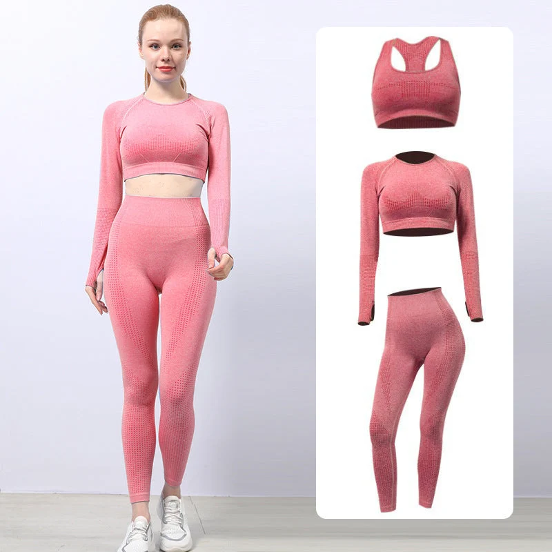 Schnelltrocknendes Enges Yogahosen-Set
