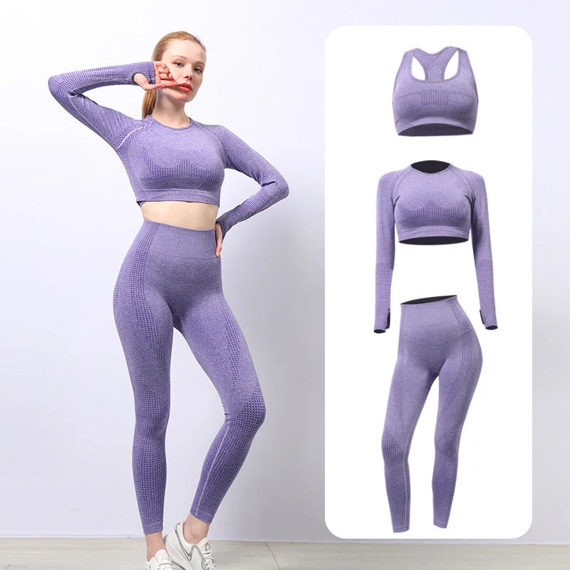 Schnelltrocknendes Enges Yogahosen-Set