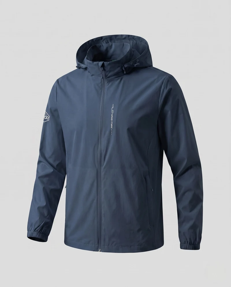 Damen wasserdichte und atmungsaktive Laufjacke