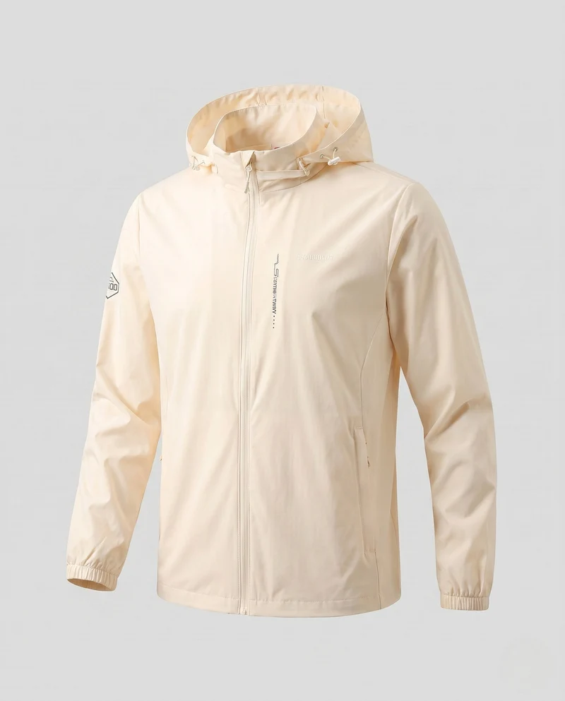 Damen wasserdichte und atmungsaktive Laufjacke
