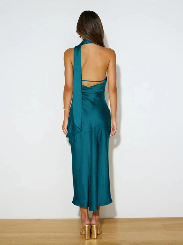 Nord Taschen | Vibrant Halter-Midi-Kleid