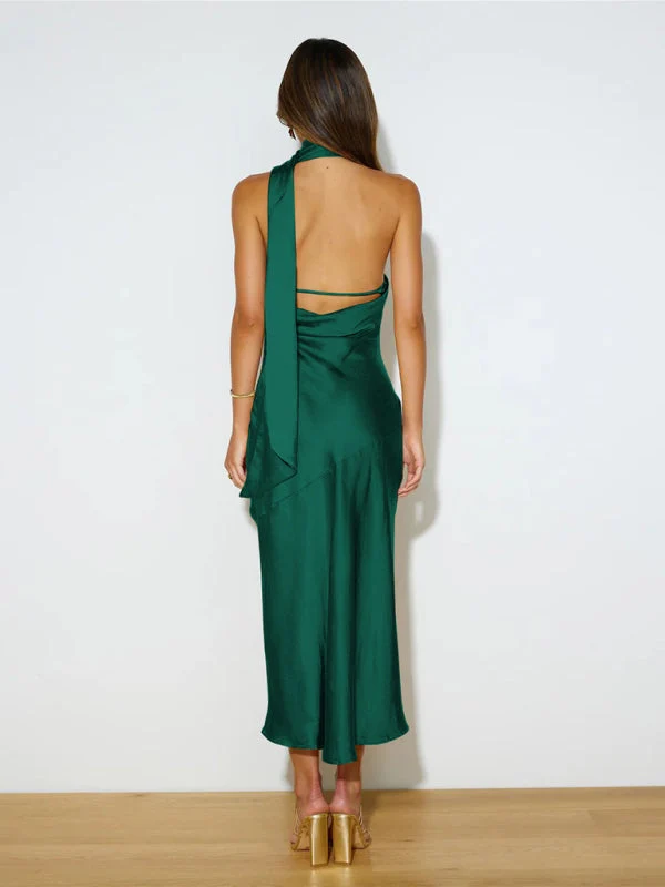 Nord Taschen | Vibrant Halter-Midi-Kleid