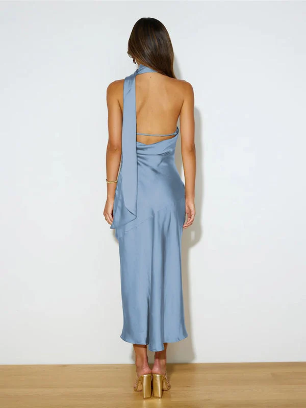 Nord Taschen | Vibrant Halter-Midi-Kleid