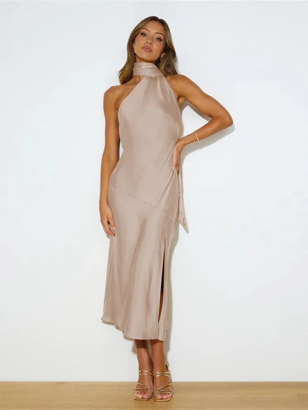 Nord Taschen | Vibrant Halter-Midi-Kleid