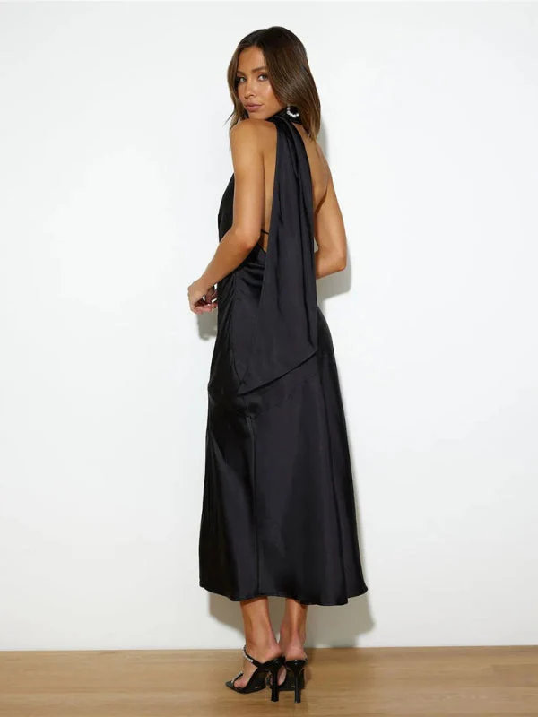 Nord Taschen | Vibrant Halter-Midi-Kleid