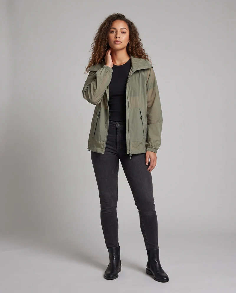 Damen leichte Outdoor-Jacke mit atmungsaktiver Membran - Arvani