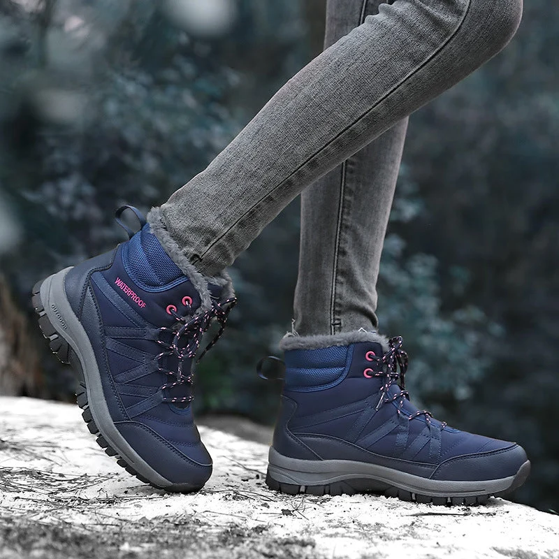 Damen Wasserfeste Winterstiefel mit isolierendem Futter und rutschfester Sohle Nord Taschen