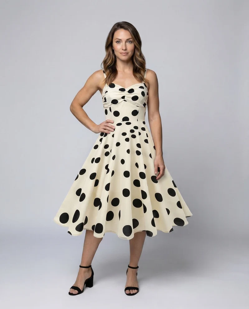 Damen Halterkleid V Ausschnitt