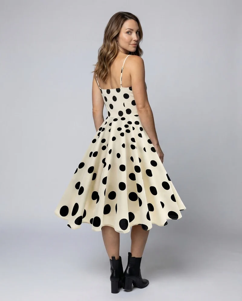 Damen Halterkleid V Ausschnitt