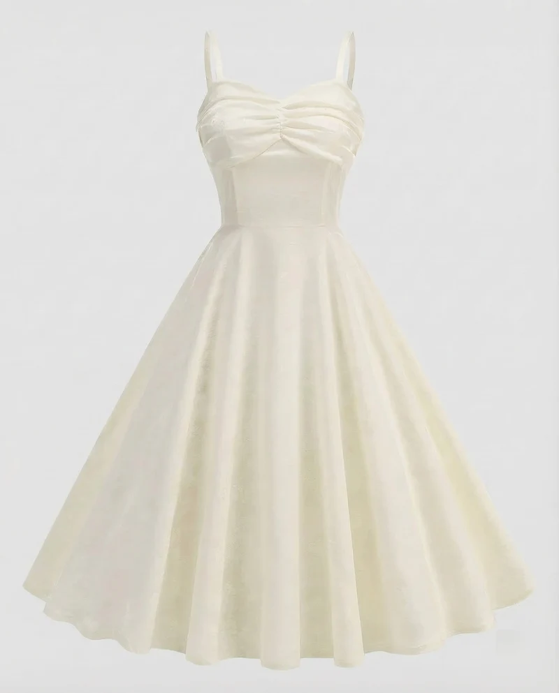 Damen Halterkleid V Ausschnitt