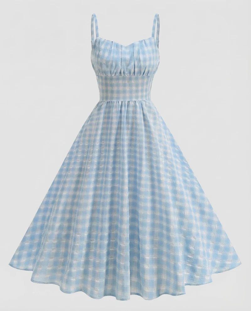 Damen Halterkleid V Ausschnitt