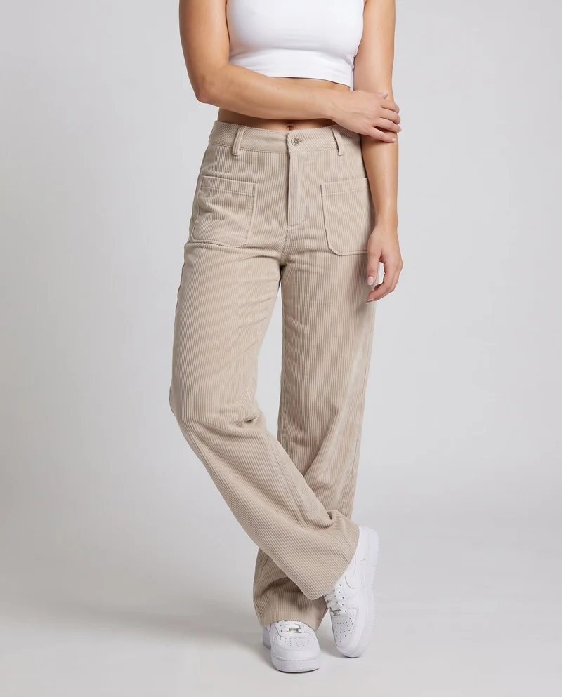 Damen Weite Cordhose