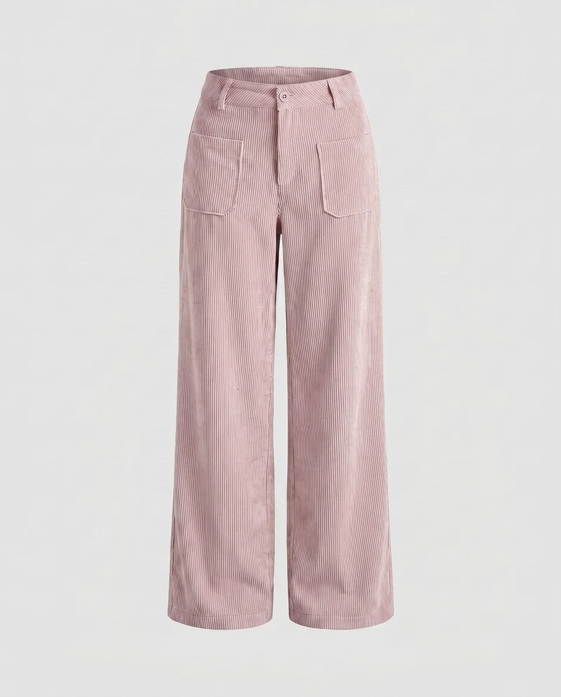 Damen Weite Cordhose