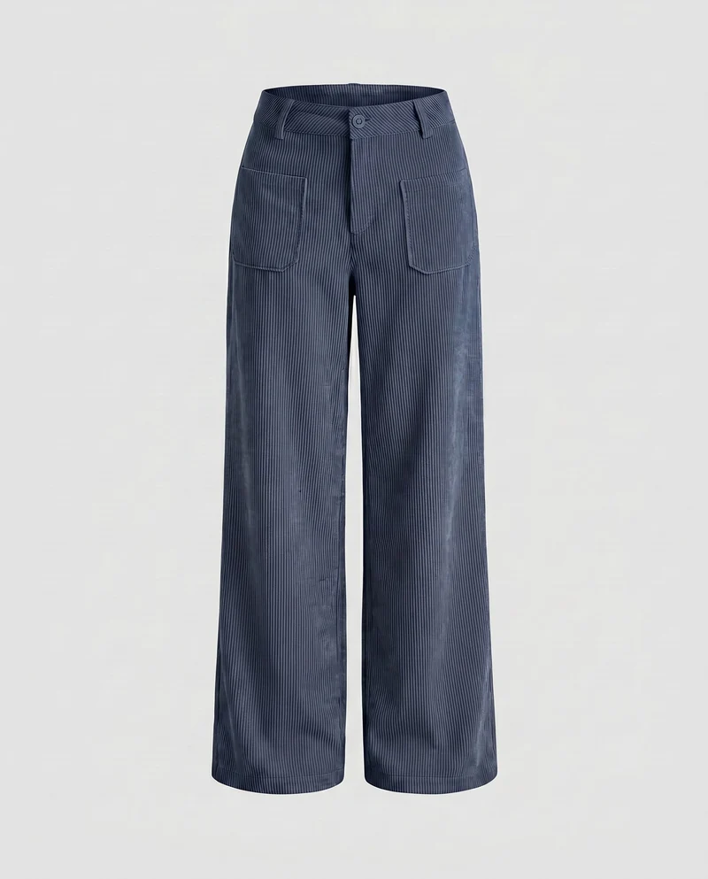 Damen Weite Cordhose